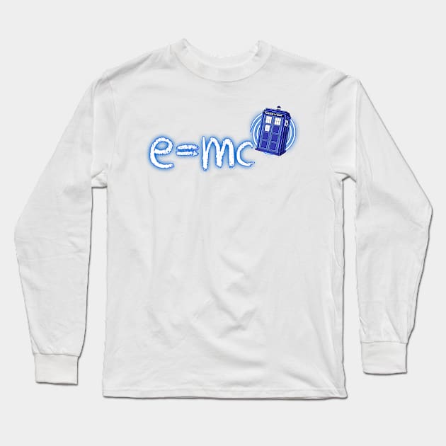 Relativity of Time and Space - Doctor Who Shirt Long Sleeve T-Shirt by Boots